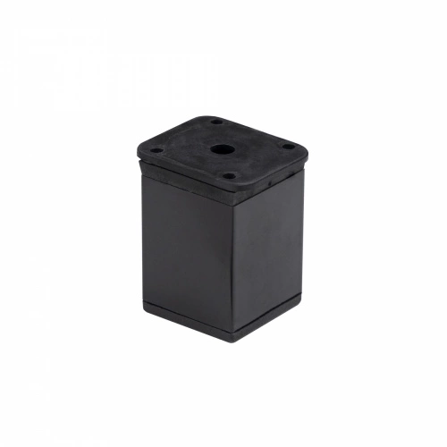 Опора меб. алюм. DAKP-27 h150 с регул. черный матовый AKS_1