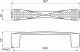 Ручка меб. COMO-160, матовый никель, AKS_preview_1