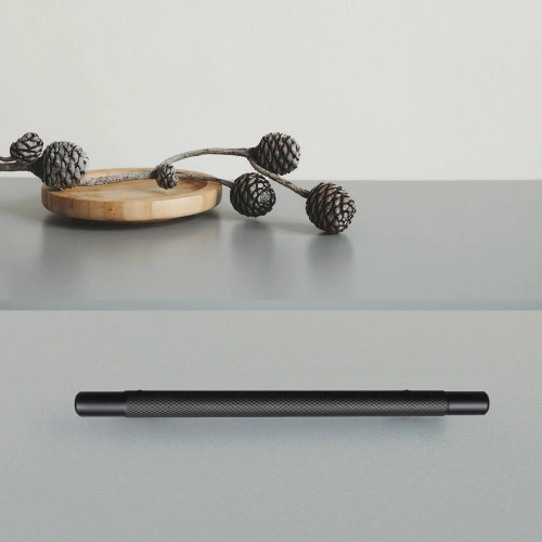 Ручка меб. скоба мет. COBRA 320 черный матовый AKS_7