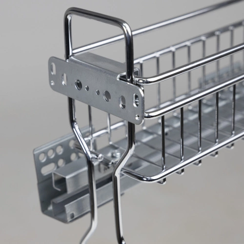 Выдвижная корзина-карго 200 NORWIG крепл.боковое/левое, хром AKS_3