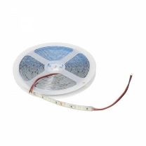 Лента светодиодная влагостойкая - 9,6W/m, 24V, 8мм, 2835, 120 д/м, IP65, нейтр. бел (4000К), 5м, AKS фотография