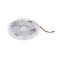 Лента светодиодная - 4,8W/m, 12V, 8мм, 2835, 60 д/м, IP20, нейтральный белый (4000K), CRI>80, 550 Lm, 5м, AKS фотография