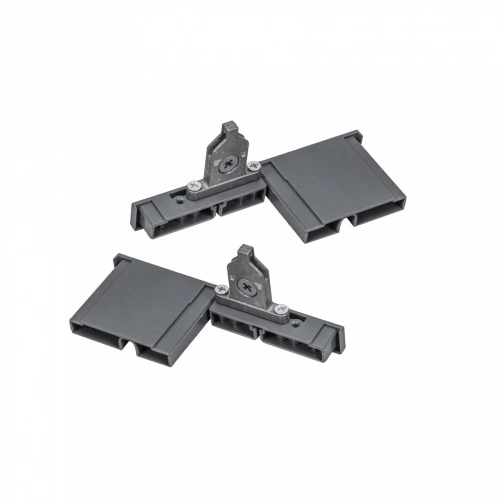 Держатель передней стенки внутреннего ящика H=90 Slimbox AKS графит_1