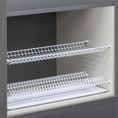 Сушка для посуды 400 MOUNT, белый холодный AKS (без коробки)_3