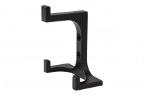 Крючок меб. трехрожковый мет. TRITON черный матовый AKS фотография