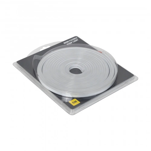 Гибкий неон - 9,6W/m, 24V, 6*12мм, 120 д/м, IP65, нейтральный белый (4000K) - 5м, AKS_3