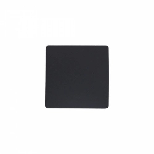 Выключатель кинетический, с реле, 1 клавиша, черный, AKS_1