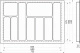 Лоток для столовых приборов 800 LINER 735*430, белый AKS_preview_1