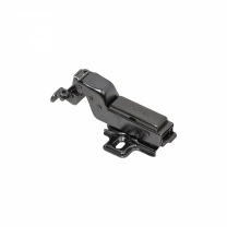 Петля д/алюм.рамки Z-1 внутренняя с доводчиком h0 clip-on PRIME by AKS черная (саморезы, заглушки) (упак. = 2 шт.) фотография