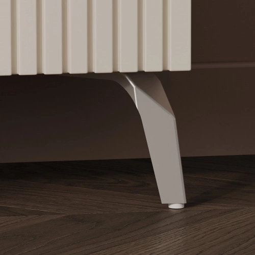 Опора меб. мет. HARMONY h130 матовый хром AKS_6