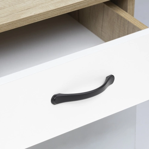 Ручка меб. скоба мет. NEO 128 черный матовый AKS_6