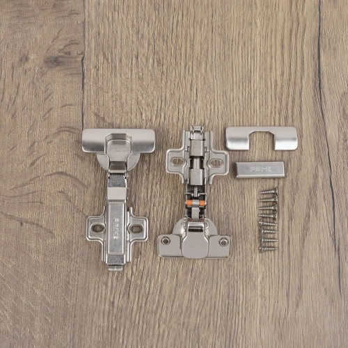 Петля накладная с доводчиком 48мм h2 clip-on PRIME by AKS (саморезы, заглушки) (упак. = 2 шт.)_6