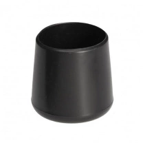 Заглушка наруж. трубы d25 (508А) пластик, черный LEBA