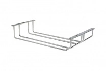 Держатель подвесной для бокалов двухрядный 340*65*205, хром AKS фотография