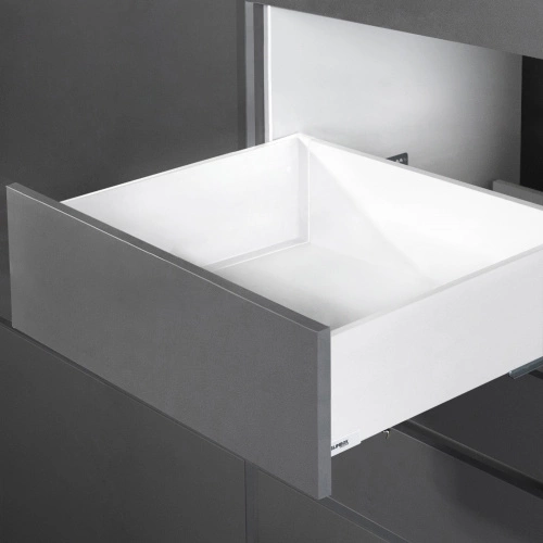 Система ящиков Slimbox Evolution L-300 H=167 PUSH TO OPEN ДСП16мм белый_4