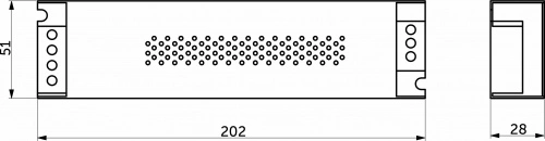 Блок питания Indoor 100W/12V, Pro, AKS_2