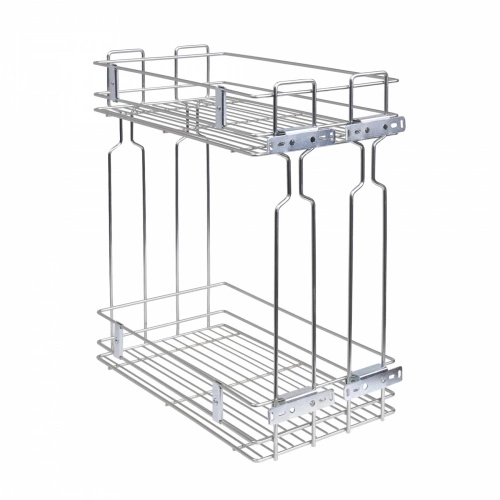 Выдвижная корзина-карго 300 крепл.боковое/универс. б/н, эф.хрома WIEXPOL_1
