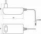Блок питания Wall 24W/12V розеточный с миниконнектором, AKS_preview_1