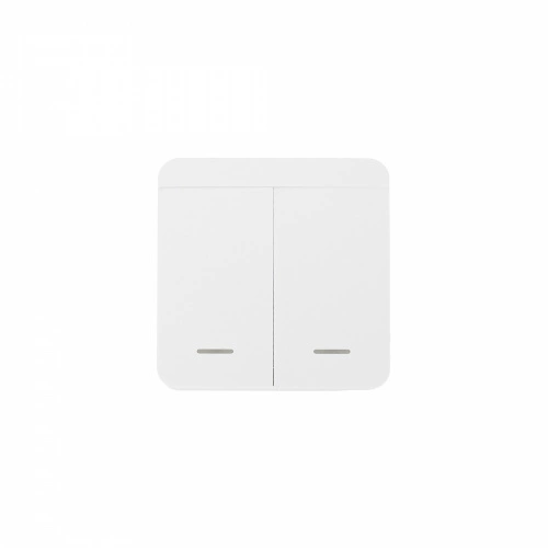 Выключатель беспроводной, с реле, 2 клавиши, белый, AKS_1