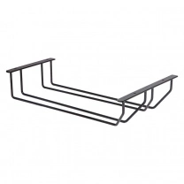 Держатель подвесной для бокалов двухрядный 340*65*205, черный AKS фотография