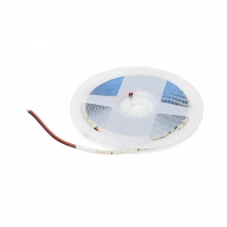 Лента светодиодная - 9,6W/m, 24V, 5мм узкая, 2835, 120 д/м, IP20, нейтральный белый (4000K), CRI>80, 1400 Lm, 5м, AKS фотография