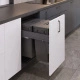 Выдвижные мусорные контейнеры 450 GEO X h600 (2*30LT), графит AKS_preview_1
