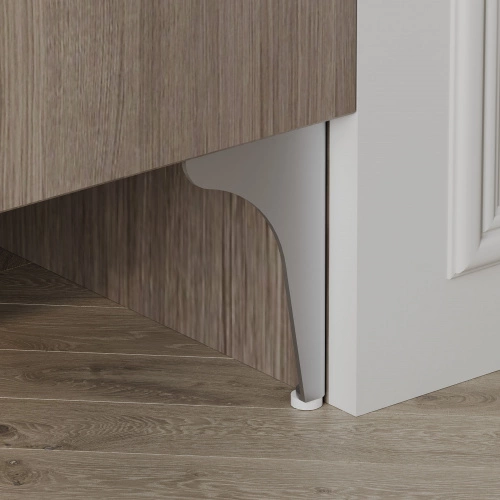 Опора меб. мет. STELLAR h150 угловая матовый хром AKS_6