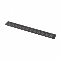 Решетка вентиляционная 480х60мм темно-коричневая алюминий AKS фотография