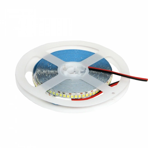 Лента светодиодная - 19,2W/m, 12V, 10мм, 2835, 240 д/м, IP20, холодный белый (6000K), CRI>80, 1050 Lm, 5м, AKS_1
