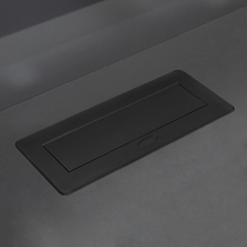 Выдвижной удлинитель Nova, 3 розетки, черный, AKS_3