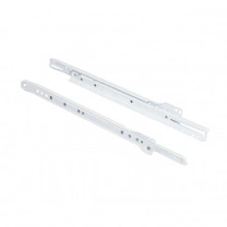 Направляющая роликовая L-400 0,9мм AKS белая