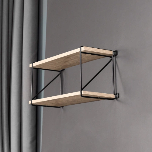 Полкодержатель мет. KOMBO 166*213 черный AKS_3