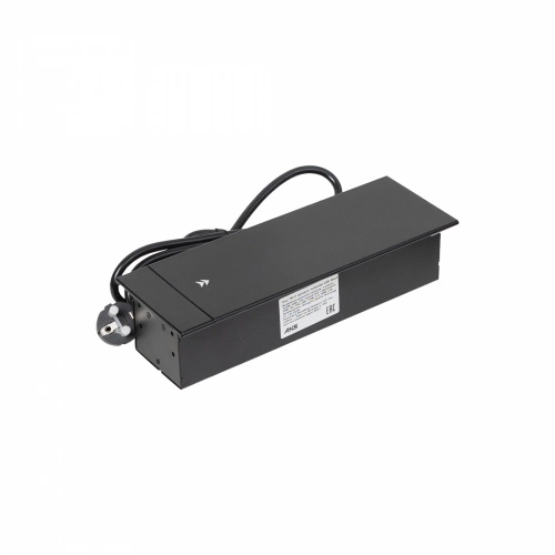 Выдвижной удлинитель Hollander, 2 розетки, 2xUSB, HDMI, LAN, черный AKS_1