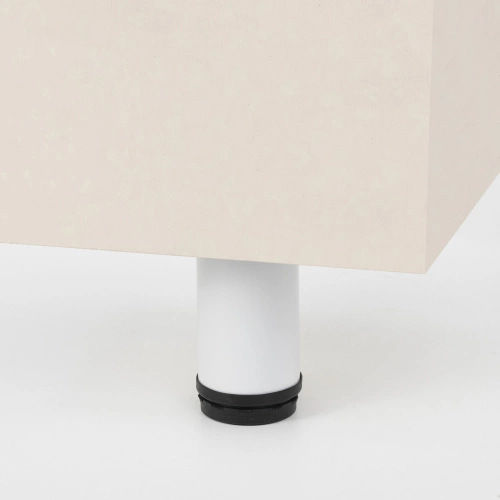 Опора меб. мет. d50 h100 с регул. белый AKS_3