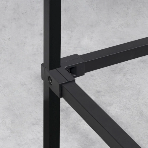 Труба квадр. L-3000 25*25 (1,4кг/1,0мм) QUADRO, черный AKS_4