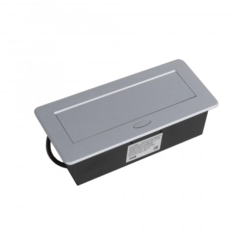Выдвижной удлинитель Nova USB, 2 розетки, USB A + USB C, алюминий, AKS_3