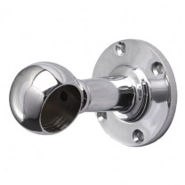 Держатель дистанционный концевой трубы d25 (995), хром AKS фотография