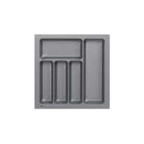 Лоток для столовых приборов 500 LINER 435*430, серый AKS