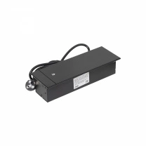 Выдвижной удлинитель Hollander, 2 розетки, 2xUSB, HDMI, LAN, черный AKS