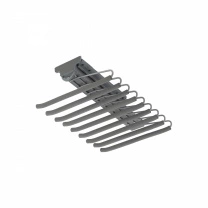 Выдвижная вешалка для брюк BRUNO крепл.верх./правое 340*470*130, графит PRIME by AKS фотография