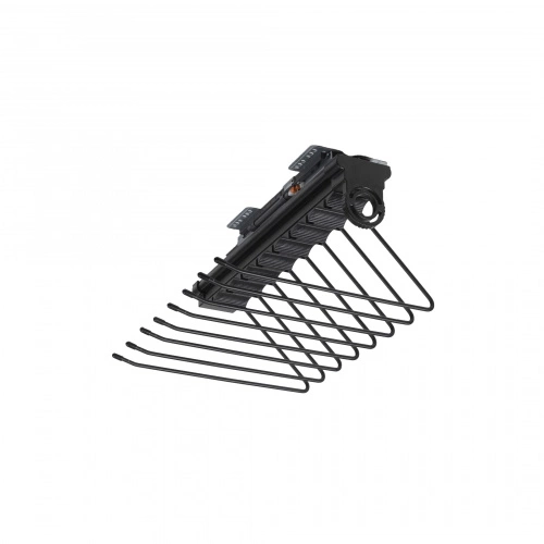 Выдвижная вешалка для брюк крепл.верх., черный AKS_3