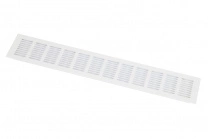 Решетка вентиляционная 480х80 белая алюминий AKS фотография