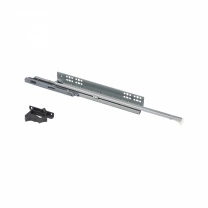 Направляющая скрытого монтажа L-300 (мин.глубина корпуса 333мм) с доводчиком ДСП до19mm с замками AKS QType полное выдвижение правая фотография