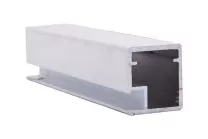 Профиль алюминиевый для рамочных фасадов Z-1 серебро (L-3500) AMIX