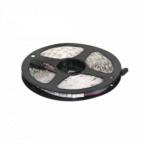 Лента светодиодная RGB влагостойкая - 10W/m, 12V, 10мм, 5050, 60 д/м, IP65, цветная - 5м, AKS_1