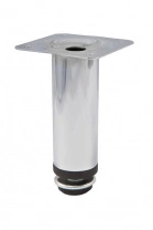 Опора меб. мет. D-100 h100 d30 с регул. хром AKS фотография