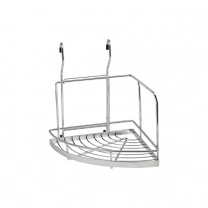 Корзина на трубу d16 угловая одинарная большая CWJ201 хром AKS фотография