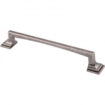 Ручка меб. скоба мет. KATRINA 128 античный никель, AKS фотография