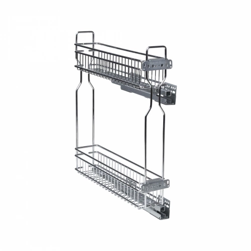 Выдвижная корзина-карго 200 NORWIG крепл.боковое/левое, хром AKS_1