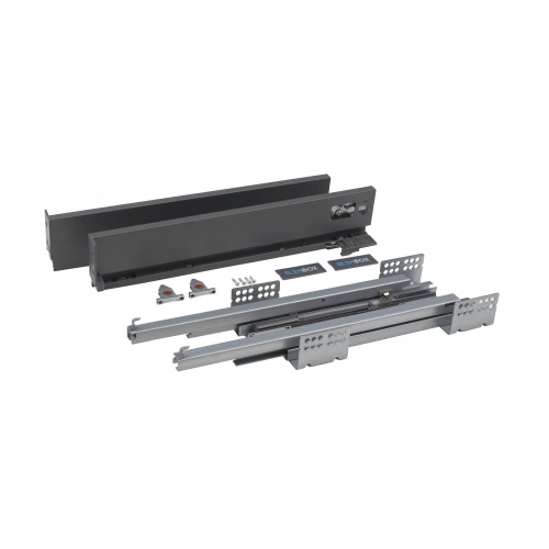 Система ящиков Slimbox L-300 H=90 с доводчиком ДСП16мм графит_3